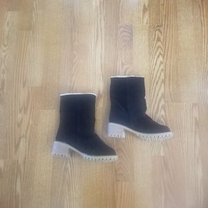 Black ankle boots